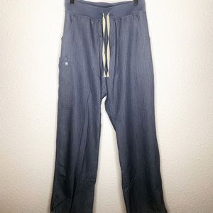 Figs Kate in Heather Denim Chambray Scrub pants